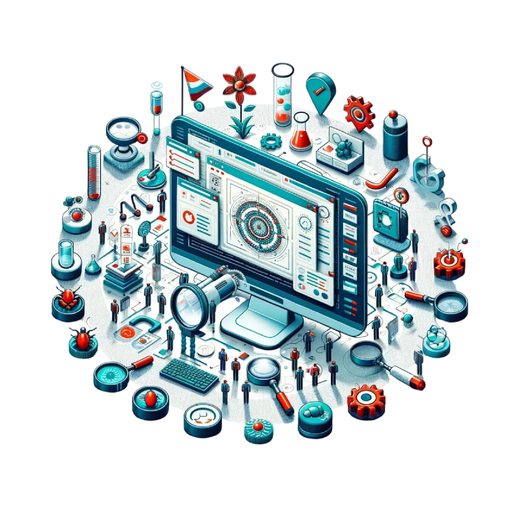 Area illustration: Verification, Validation and Testing