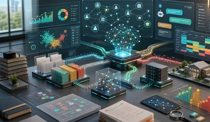 Ilustração do projeto: Inteligência artificial e análise de dados para a transformação digital