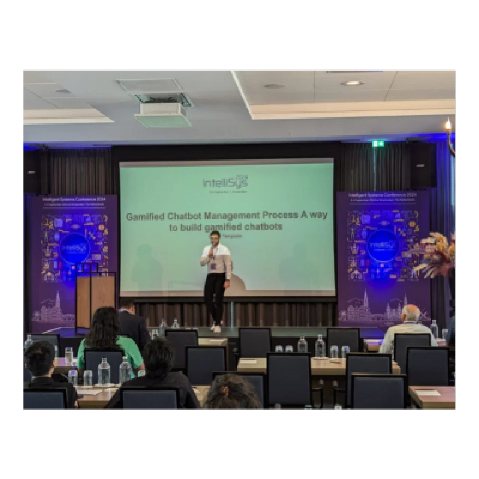 Article on gamified chatbot development process presented at international conference