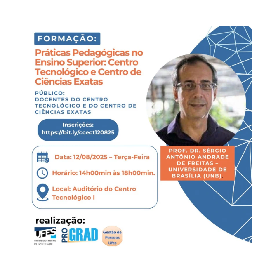 Prof. Sergio Freitas leads pedagogical training at UFES with strong participation